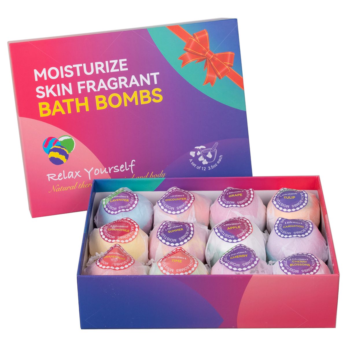 12Piece Aromatherapy Bath Bombs Gift Set | Shop Today. Get it Tomorrow ...
