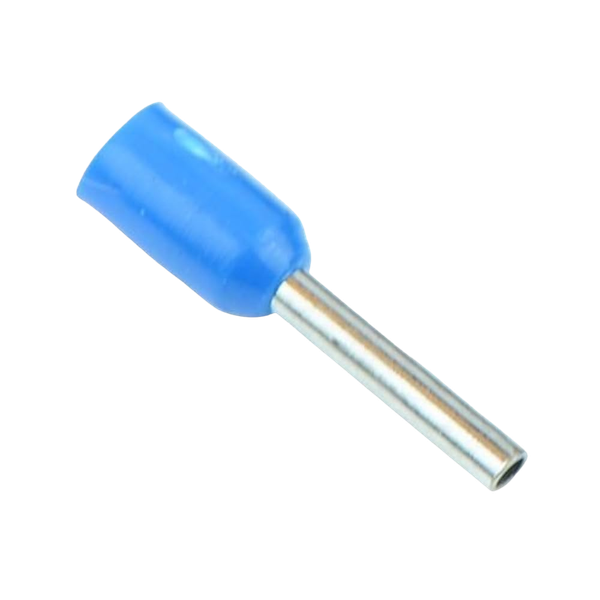 0.75MM Boot Lace Ferrule- Blue Pack Of 100