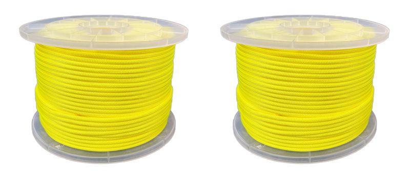 Paracord 550 Type III - 100% Nylon - Bright Yellow