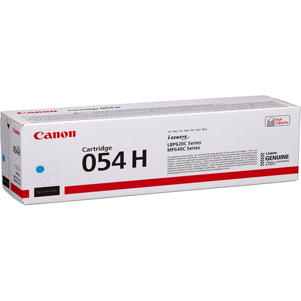 Canon 054H Original Cyan High Capacity Toner Cartridge