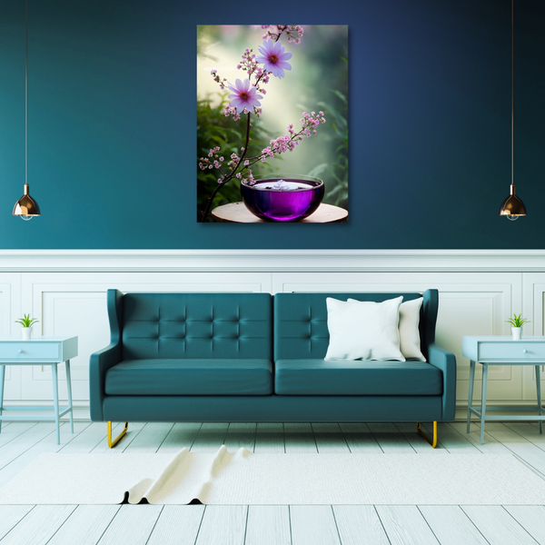 Canvas Wall Art Decor - Flower Bowl Artwork