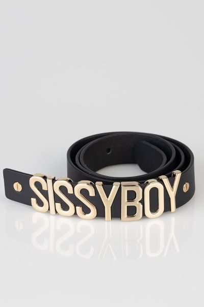 Sissy Boy: SIZZLER Sissyboy Letter Belt