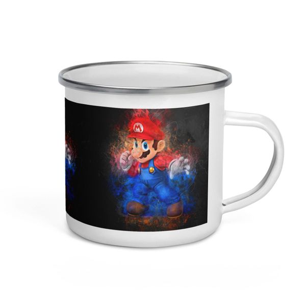 Imaging Architects Super Mario Enamel Mug