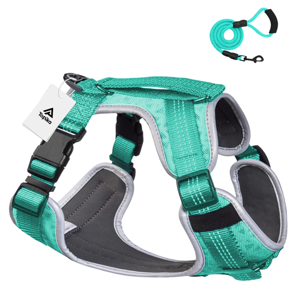 Topika No Pull Dog Harness Easy Walk Harness with Leash for Large Dogs