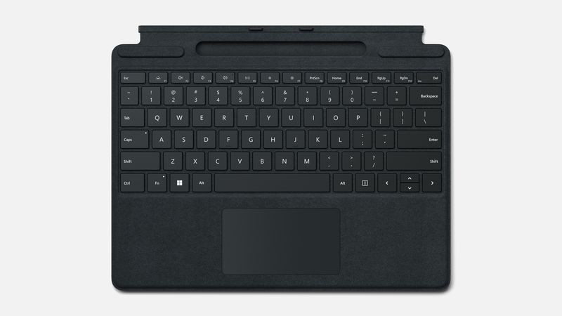 Microsoft Surface Pro Signature Type Cover with FP Reader Black