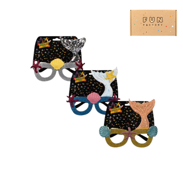 Mermaid Dress-Up Glasses Set - Pack of 3