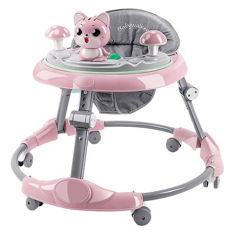 Universal Wheels Foldable Baby Walker