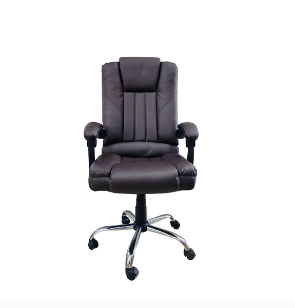 Rotating Sedentary Office Chair with S-Shaped Backrest