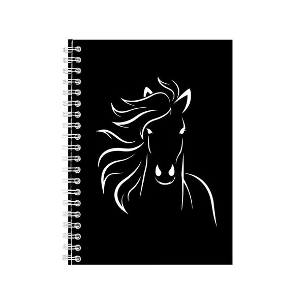 Horse Notebook Equestarian Gift Idea Writing Book Notepad Pad 31