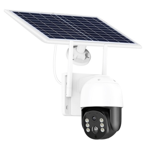 Solar Powered Camera - 4G LTE Outdoor Cam with iCSee App