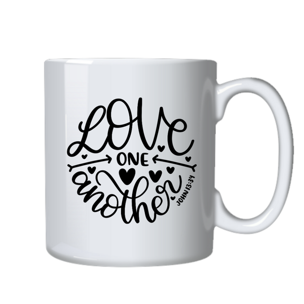 Love One Another - Christian Theme Birthday Christmas Gift Cup Mug 402