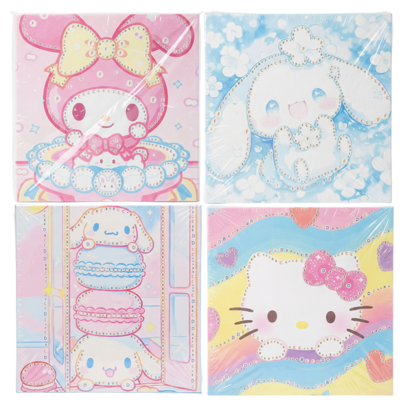 4pcs Cinnamoroll 20cm Pearl Painting Bundle