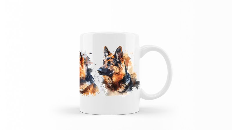 German-Shepherd Printed Coffee Mug