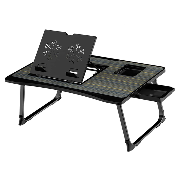 Foldable laptop bed table multifunctional lap tray dining table