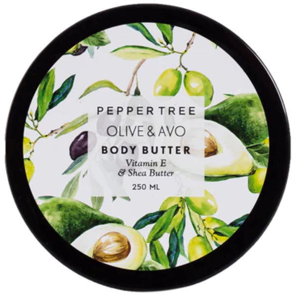Pepper Tree Olive &amp; Avo Body Butter 250ml