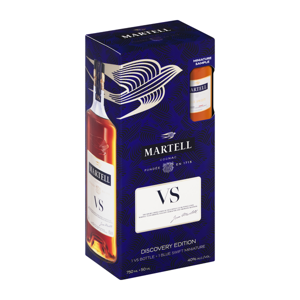 Martell VS Cognac 750ml Gift Pack