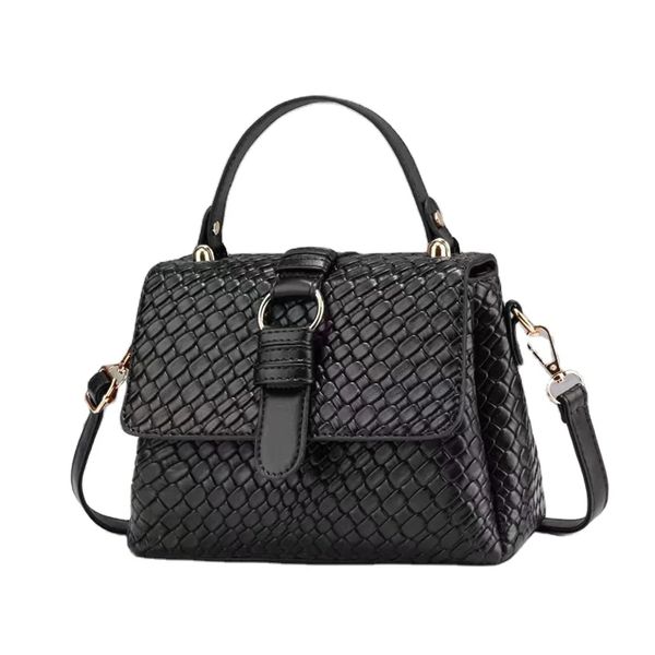 Trendy Fashionable Crocodile Pattern Shoulder Handbag