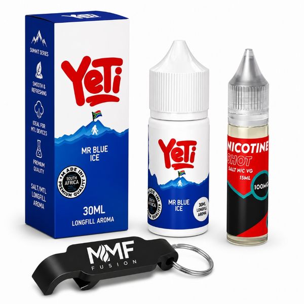 Yeti Series MMF E-Liquid 30ml Juice 50mg - Mr Blue Ice