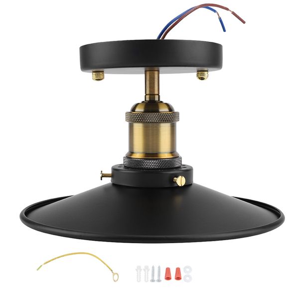 E27 Vintage Ceiling Pendant Lamp, 22 x 13cm
