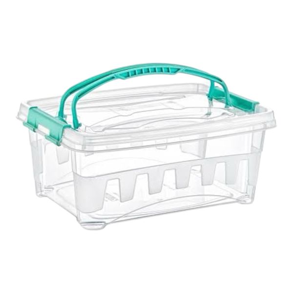 Storage Box 30x22x18cm 8lt Deep Multiuse Container Plastic With Lid
