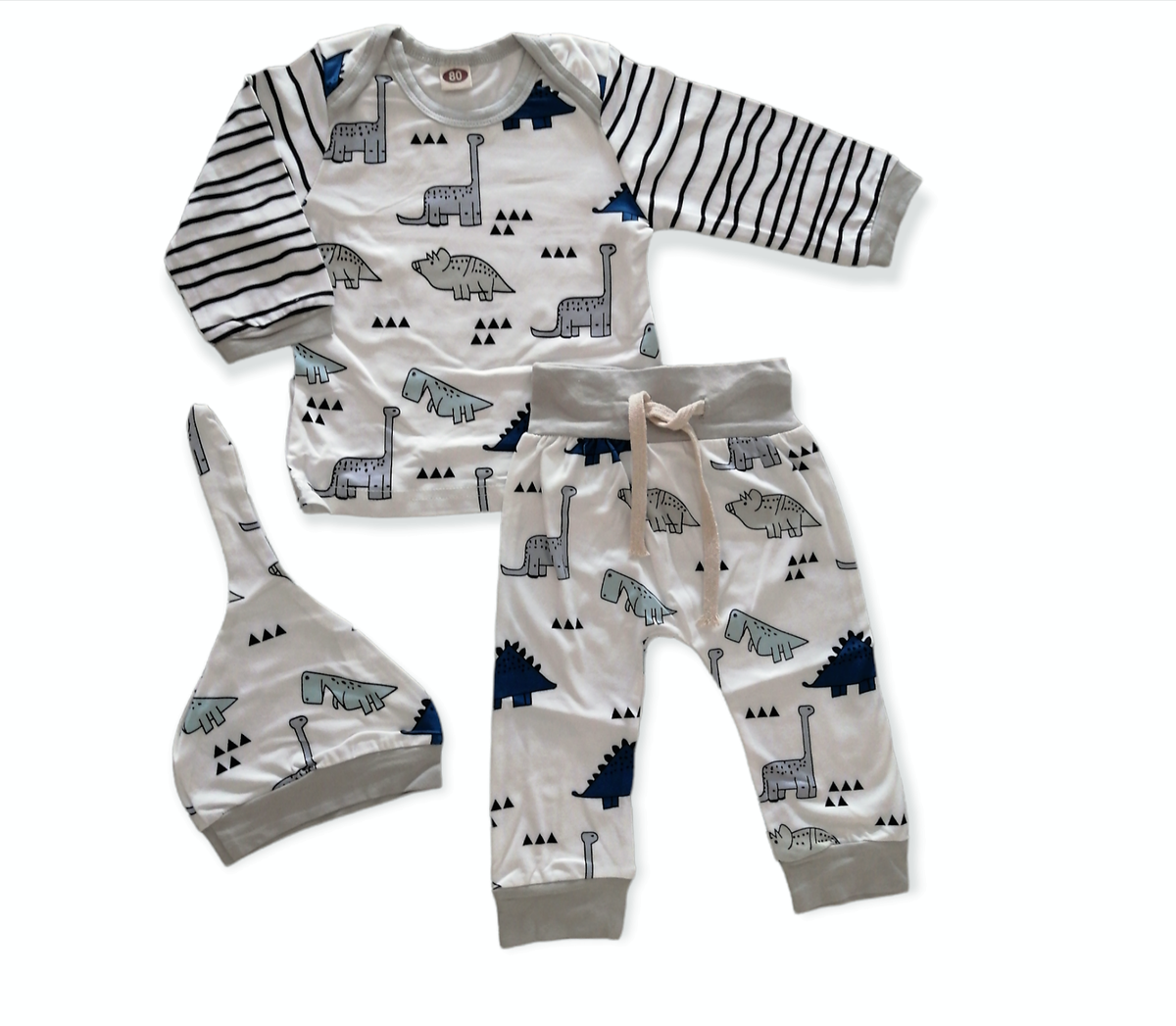 Little Leila 3 piece dinosaur set baby boy Buy Online in South