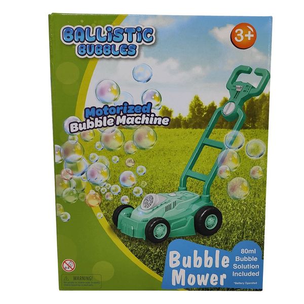 Bubble Mower with 80ml Bubble Solution and Lights