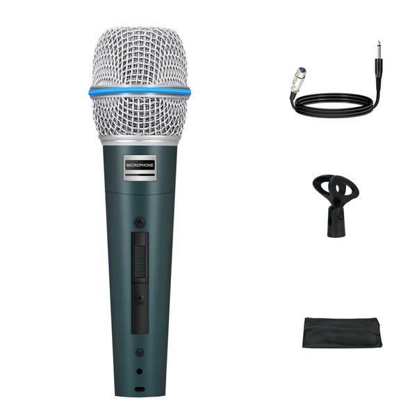 BT57 Wired Dynamic Microphone For Stage Singing Hone Party With Cable
