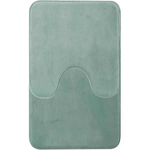 Luxury Foam Bathmat Sage 2-Piece Set W60cmxD3.5cmxH100cm