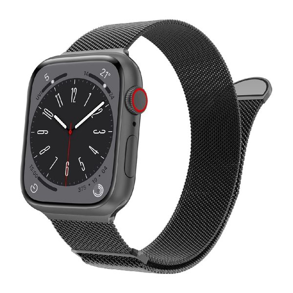 QYNIAL Milanese Loop Compatible With Apple Watch 38-42mm Magnetic Band