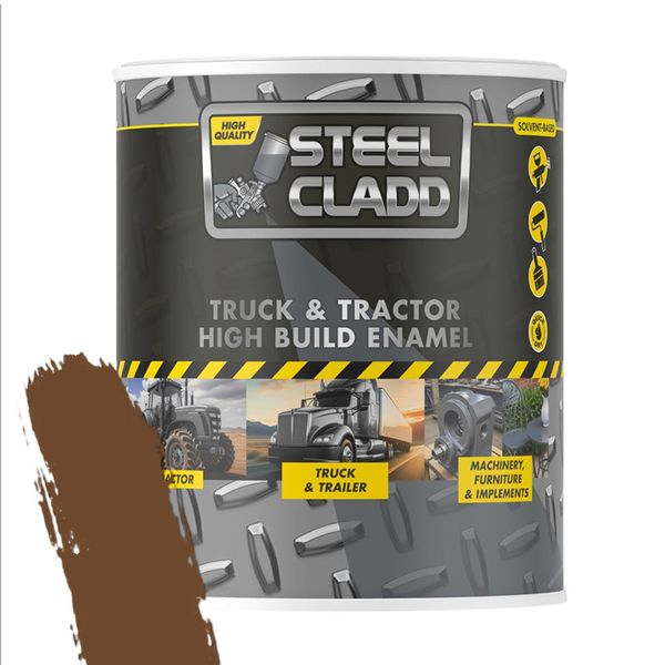 Steel Cladd Truck And Tractor Enamel Fiat Brown 1L