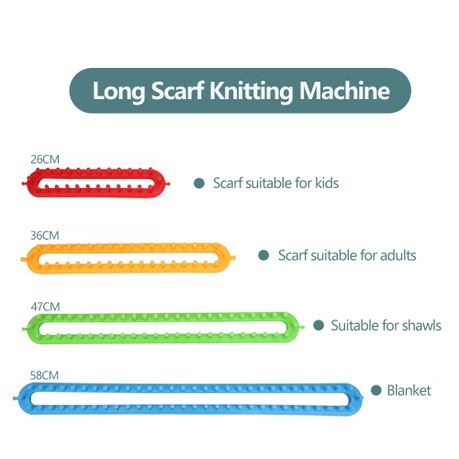 Junior Sizes Chart, Machine Knitting