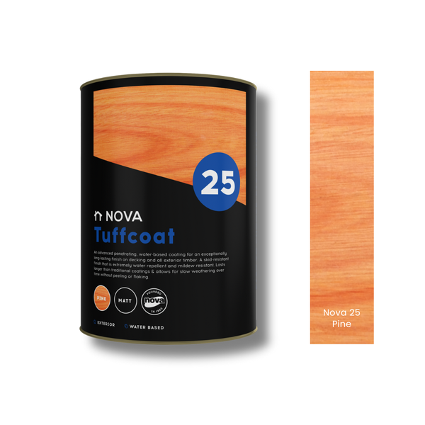 Nova 25 Tuffcoat Wood &amp; Deck Sealer - Pine - 5lt
