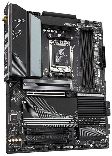 Gigabyte GA-X670-AORUS-ELITE-AX AMD X670 Aorus Elite AX AM5 ATX Desktop Motherboard