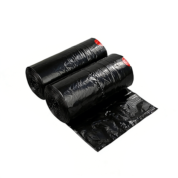 50x60cm Drawstring Garbage Bags 150p, HDPE Thicken Value Trash Bag for Home