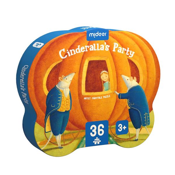 Cinderella's Party Jigsaw Puzzle 36 Pieces - Age: 3 Years + | Mideer