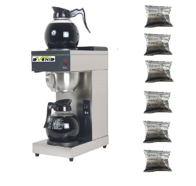 Filter Coffee Machine Pour Over with Ground Coffee