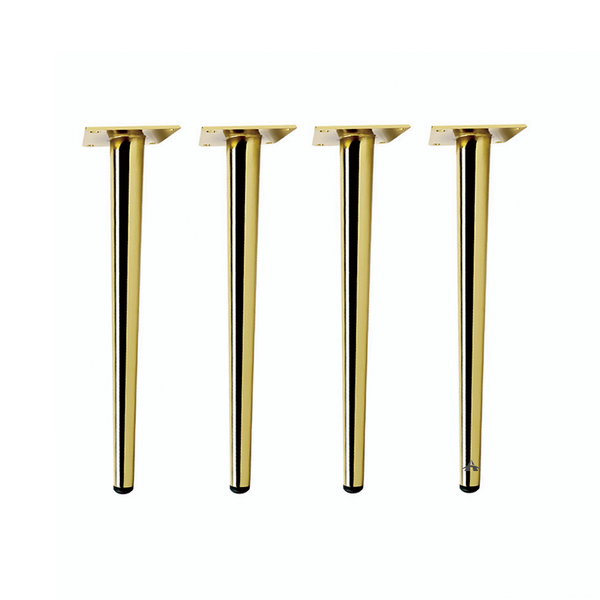 Furniture Leg Table Chair Support Feet Tapered Furniture Feet-Gold