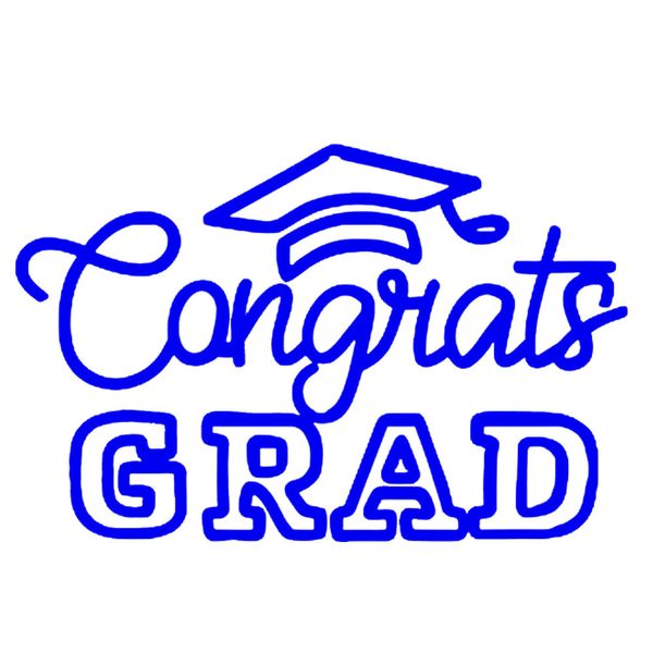 Congrats Grad Neon Sign - 2026Graduation Decorations, 15.7×10.8 Inch