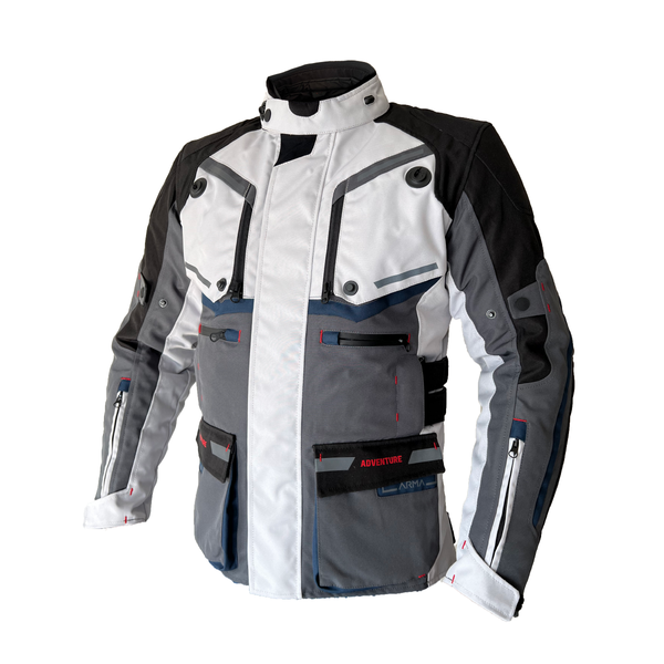 Arma Alpha Adventure Jacket Ice Grey/Dark Grey/Black - Grey / Black - S