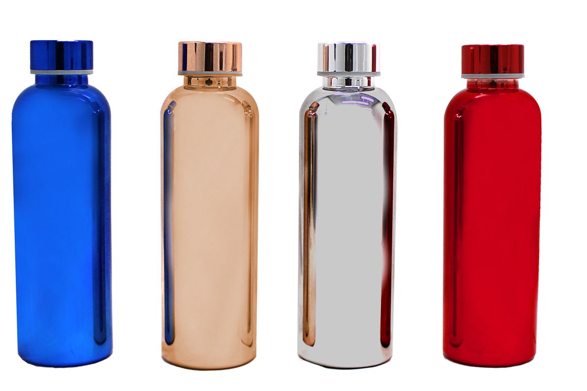 4 Piece 550ml FibreChromed BPA Free Water Bottles Buy Online in