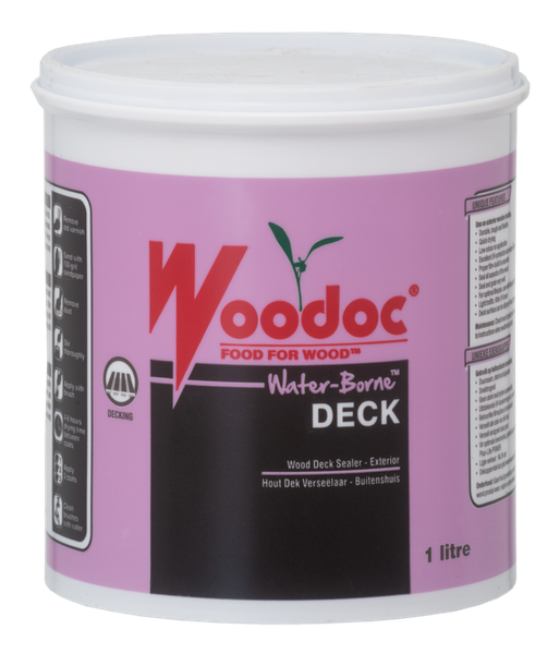 Woodoc Water-Borne DECK (Imbuia) Low Gloss 1lt