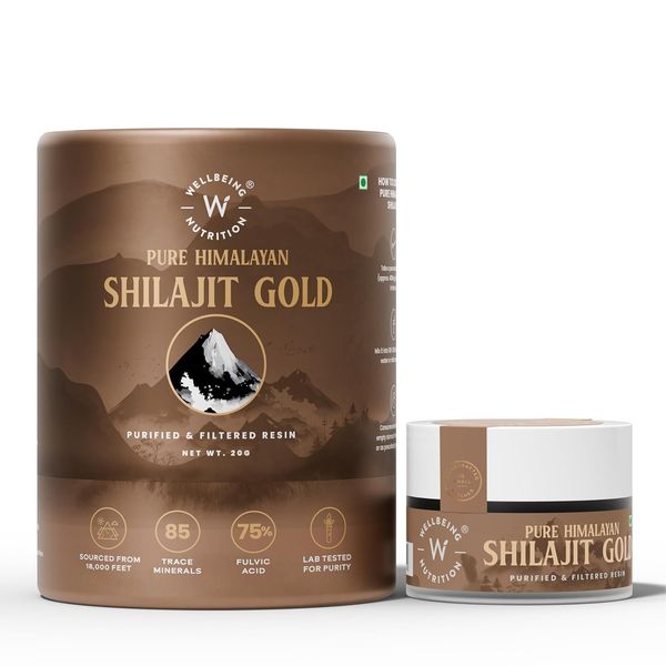 Wellbeing Nutrition Pure Himalayan Shilajit Gold