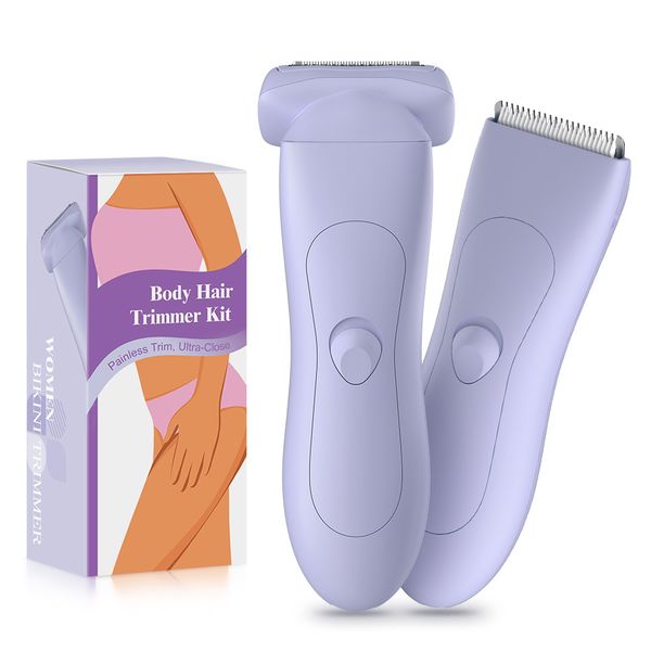 2in1 Electric Shaver Double Head Washable Female Intimate Trimmer
