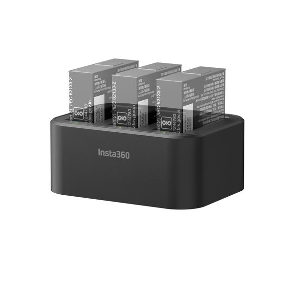 Action Cameras Batteries Fast Charging Hub for Insta360 Ace/Ace Pro/Pro 2