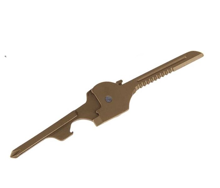 6 in 1 Multi-tool Knife Key - Gold