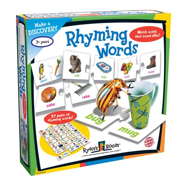 Ryan's Room Rhyming Words Puzzle: 54 Pieces
