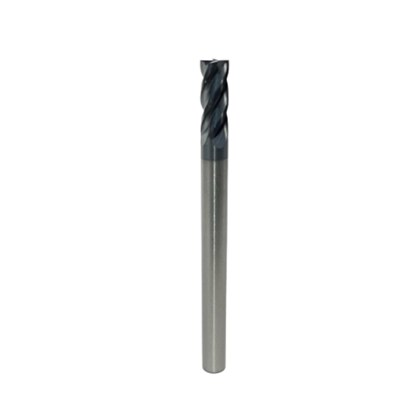 Tungsten Carbide HRC45 End Mill Cutter - 4 Flutes - D3 x 8 x D3 x 50L