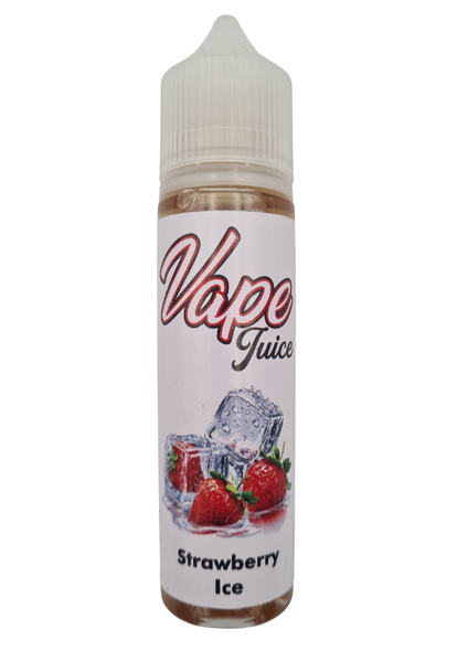 Strawberry Ice Flavoured Vape Juice - Sweet &amp; Cool E-Liquid