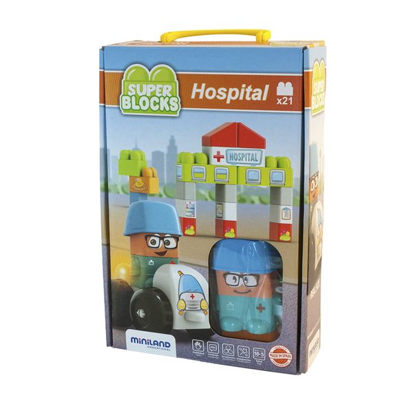 Miniland Super Blocks - Hospital