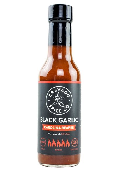 Black Garlic Carolina Reaper Hot Sauce